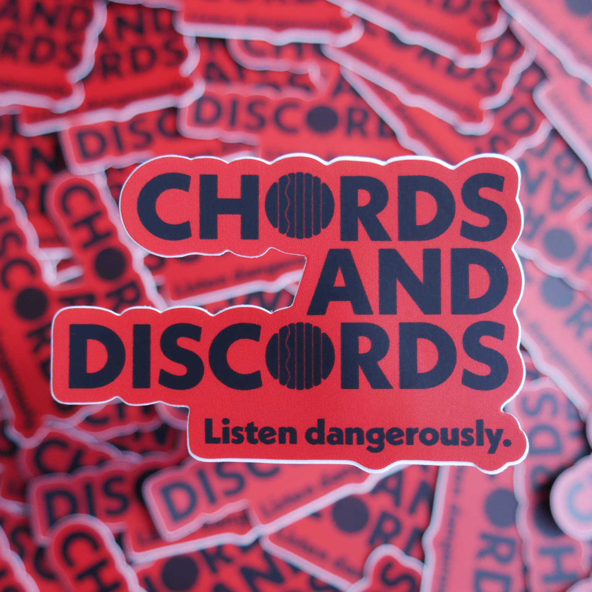 Chords And Discords - Die Cut Logo Sticker